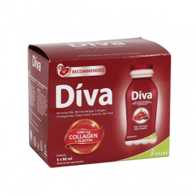 Diva Beauty Drink Kemasan baru 6 x 85 mL kalbe