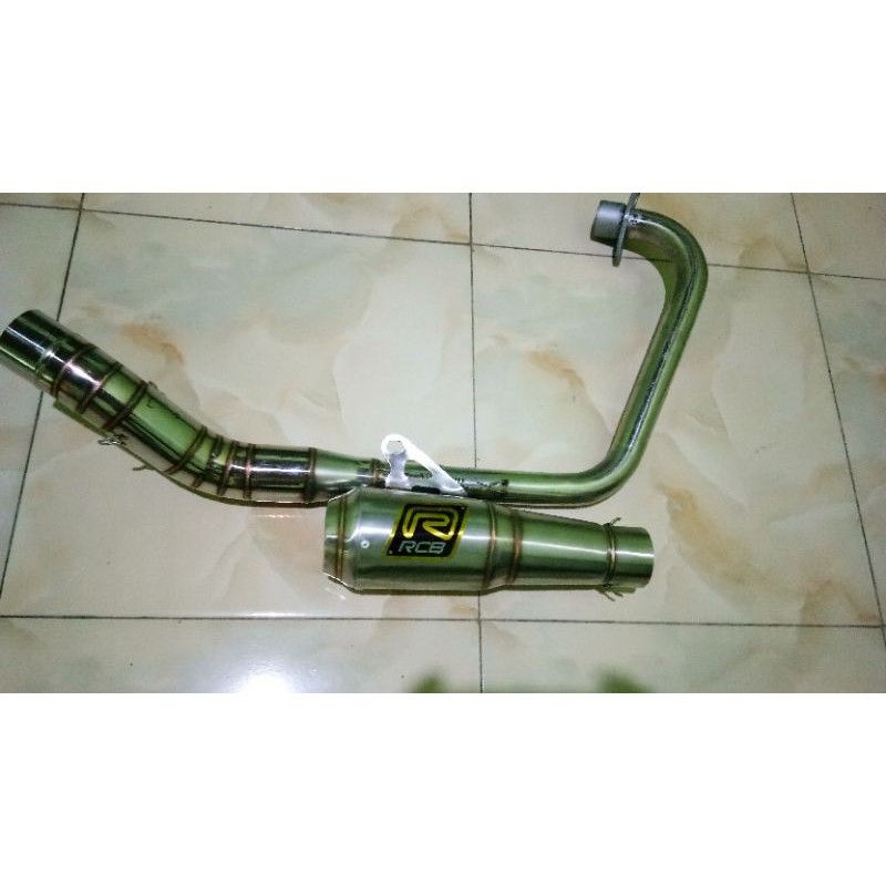 knalpot RCB rocet kolong KLX dtracker crf