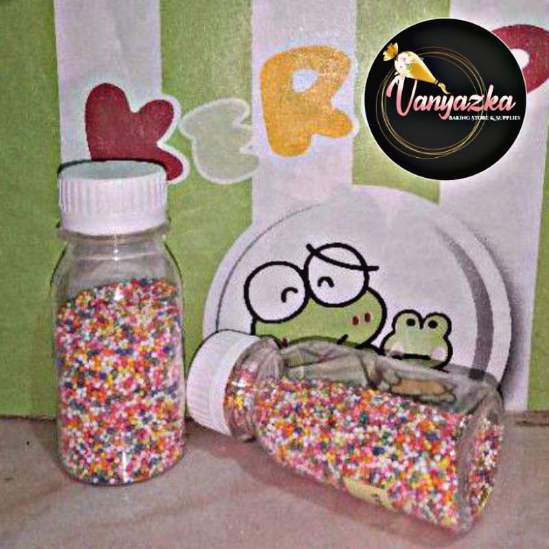 Sprinkles/Spikel Gula Pasir Candy Warna Warni 50gr