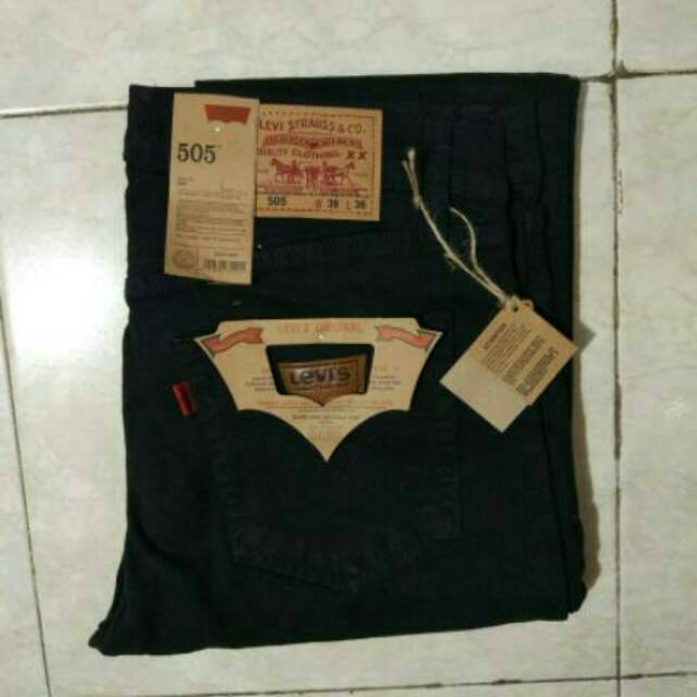  CeLana  Jeans Levis  Super Jumbo Bahan MeLar 39 44 Hitam 