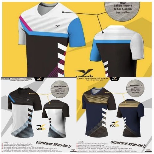 JERSEY FULL PRINTING YOOZH VELOCITY CUSTOM SUBLIM