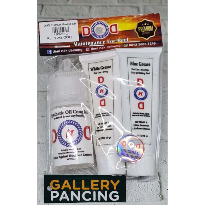 Pelumas Reel DND PREMIUM GREASE SET