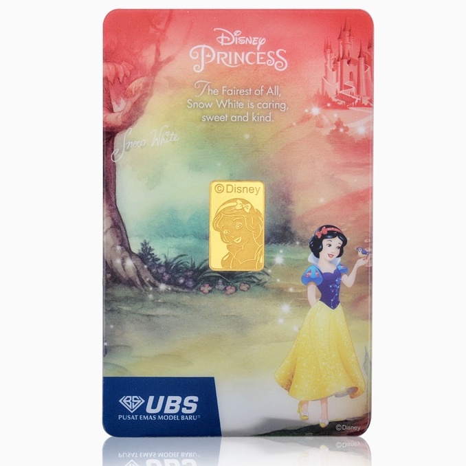 DISNEY PRINCESS SNOW WHITE UBS GOLD