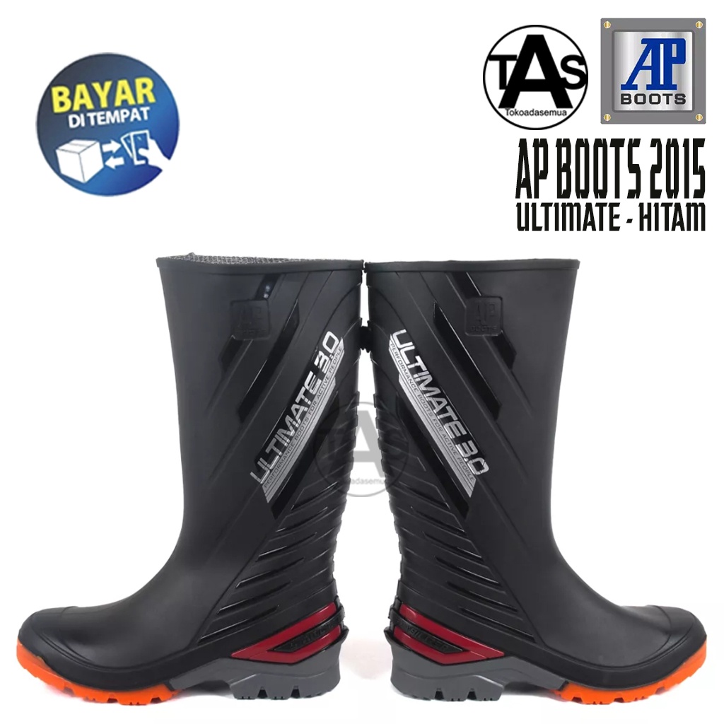 Termurah Sepatu Boots AP 2015 ULTIMATE Black