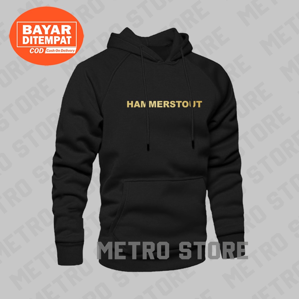 Hoodie Hammerstout Gold Print Premium | Jaket Sweater Distro Pria Wanita Keren Terbaru