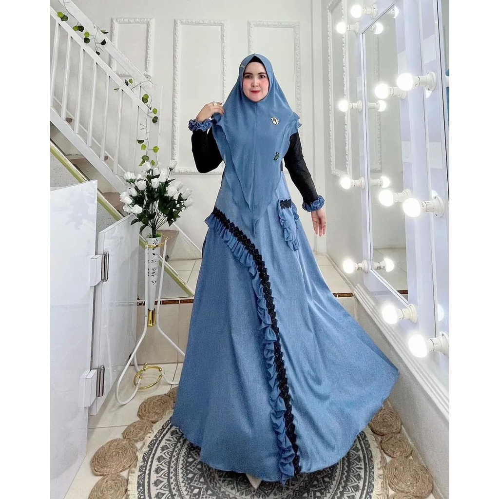 MADINAH SYARI SET KHIMAR 2 LAYER