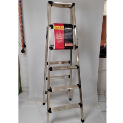 TANGGA ATHENA ALUMINIUM MODEL LIPAT / LADDER / PERTUKANGAN / 82 CM - 166 CM