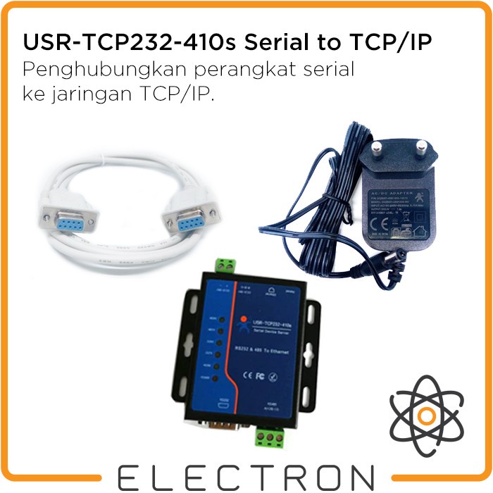 USR-TCP232-410s Serial to TCP/IP RS232 RS485 Gateway Ethernet Modbus