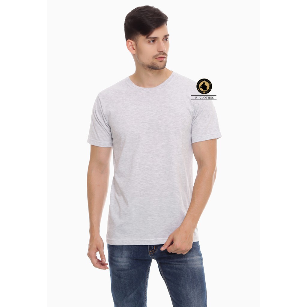  KAOS  POLOS  WHITE TWOTONE  MISTY PREMIUM Shopee Indonesia