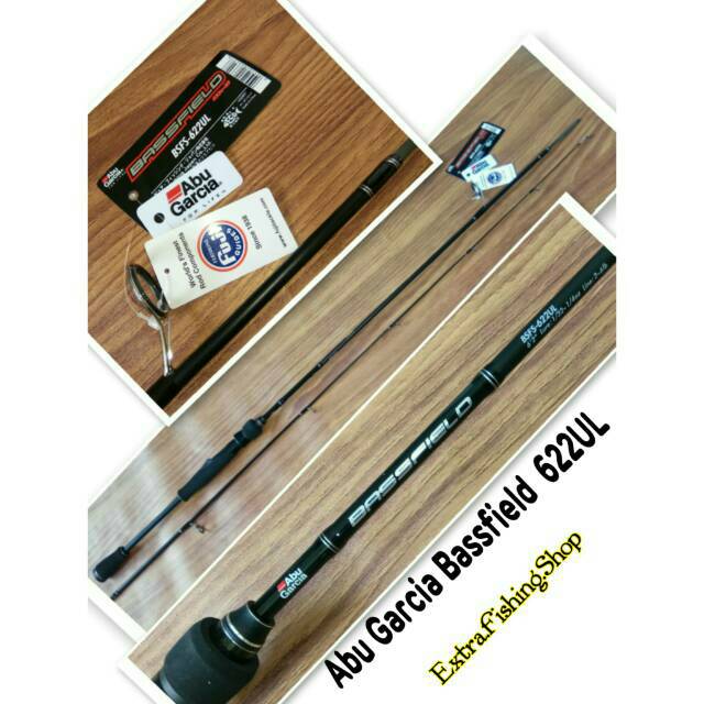 JORAN ABU GARCIA BASSFIELD 622UL ULTRALIGHT SPINNING BONUS TALI PE
