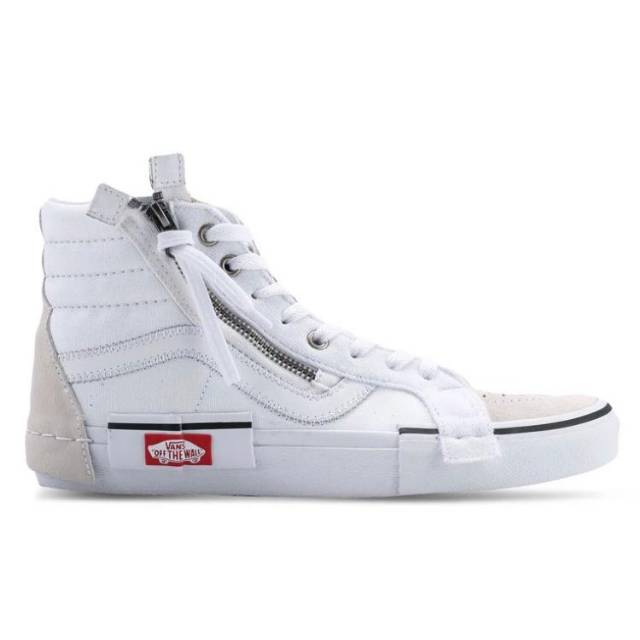 Vans Sk8Hi Reissue Cut And Paste Checkerboard True White Black