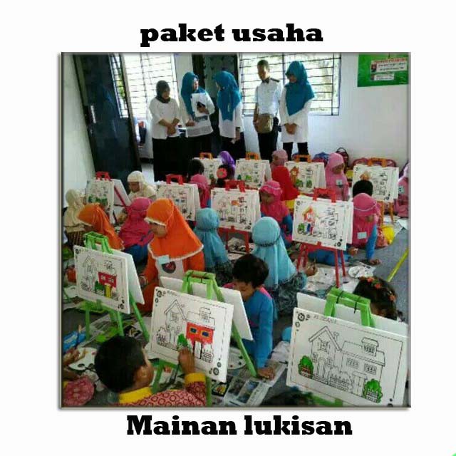 

Paket usaha mewarnai sterofoam/gabus bergambar untuk anak Tk dan Paud