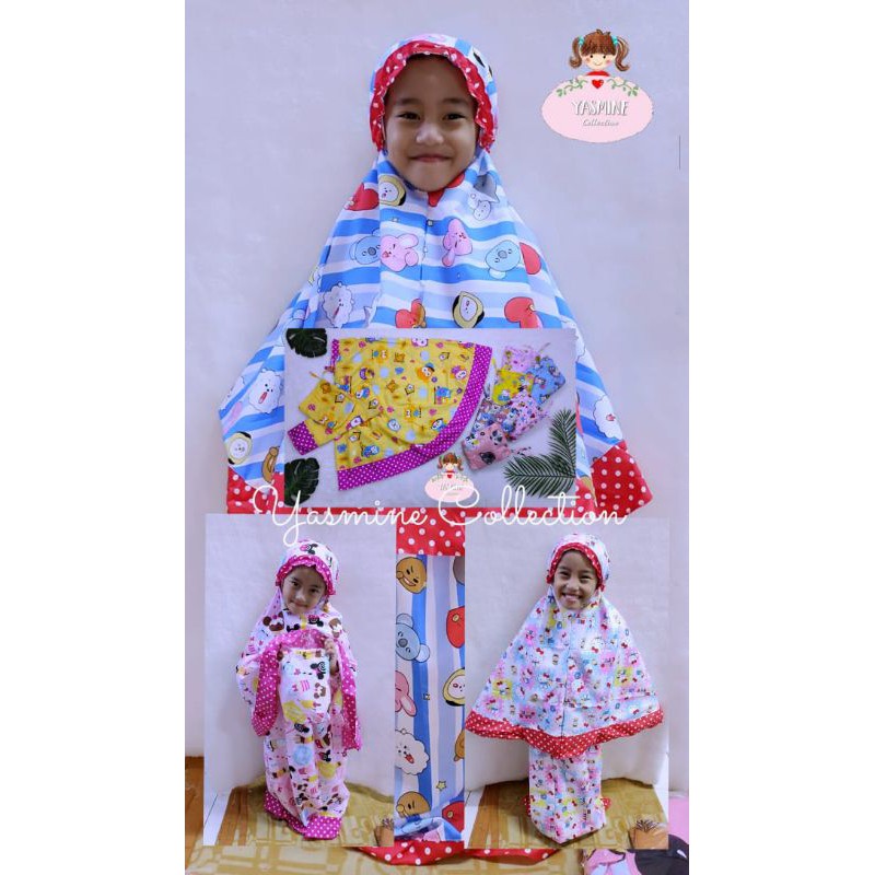 BISA COD MUKENA ANAK 1-6 THN BISA PILIH MOTIF / MUKENA KARAKTER 2-6 THN GROSIR DAN ECER