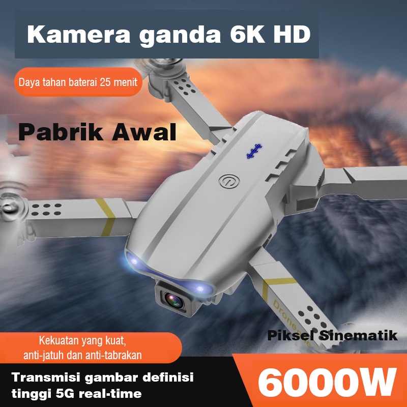【Getestar】P3 E99 6K HD baru fotografi udara drone lipat quadcopter pesawat remote control/Jelas tanpa gemetar/drone murah/drone kamera/drone mini/dron/drone kamera jarak jauh/P3/E99