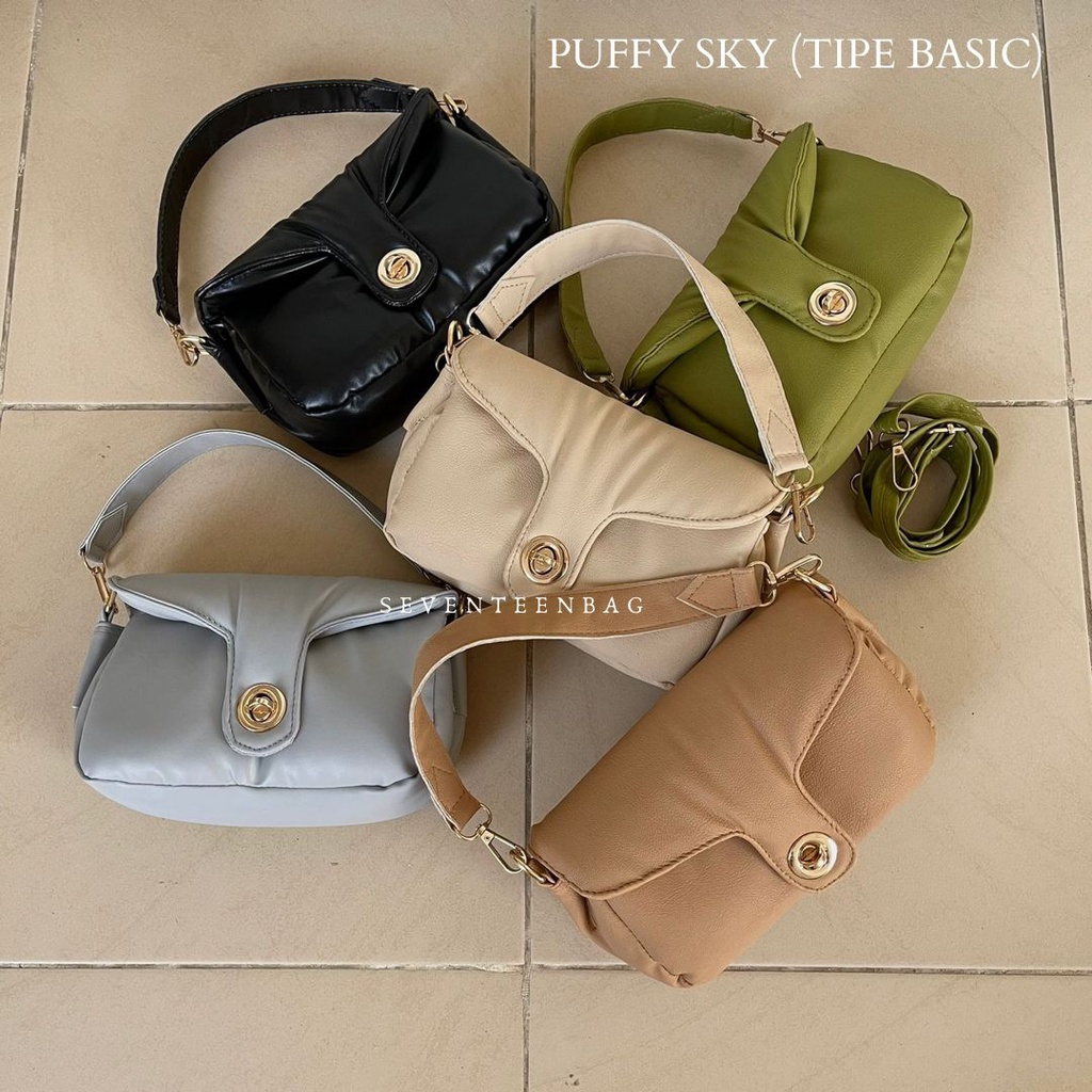 PUFFY SKY BASIC l TAS SELEMPANG WANITA - SEVENTEENBAGS SVN17296