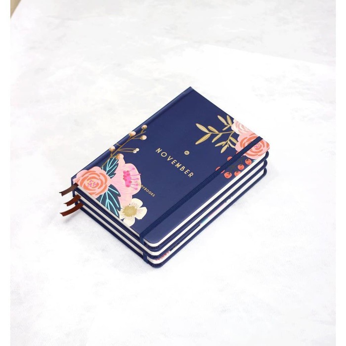 

Notebook Custom Buddybooks Custom Buku Jurnal Floral Planner FRAME 20