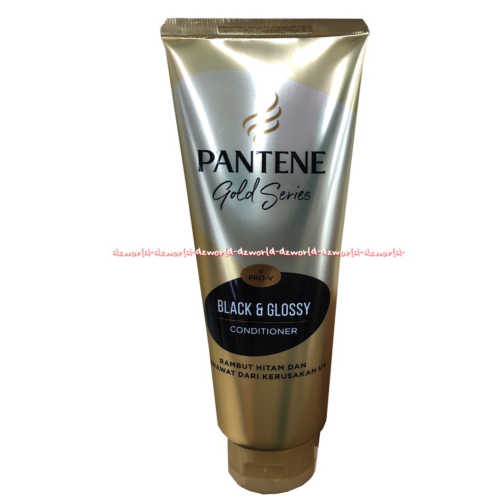 Pantene Gold Series Black &amp; Glossy Smooth Sleek Strong Thick Conditioner 320ml Konditoner Pentin