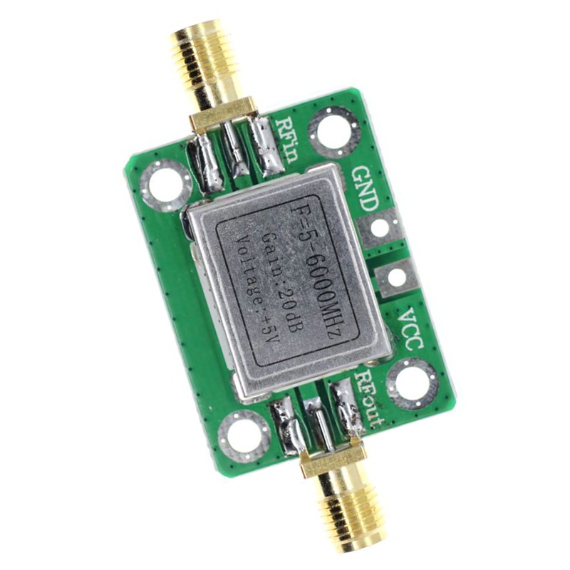 Btsg Gains 20dB RF Signal Amplifier Booster Module 5M-6GHz Modul RF Frekuensi Tinggi