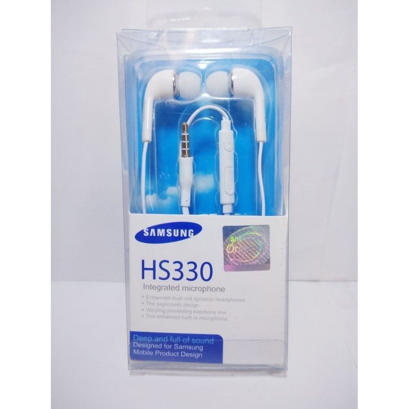 Handsfree Headset Earphone Samsung S4 Stereo HS330 Ori Packing Mika
