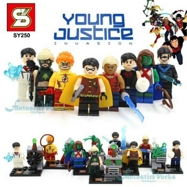 Lego minifigure super heroes young justice sy 250