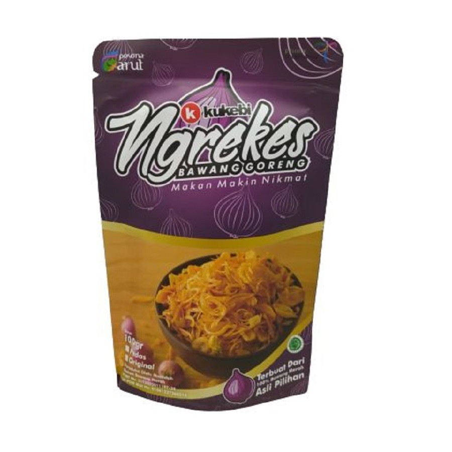 

Kukebi Bawang Goreng Ngrekes Original - 100gr