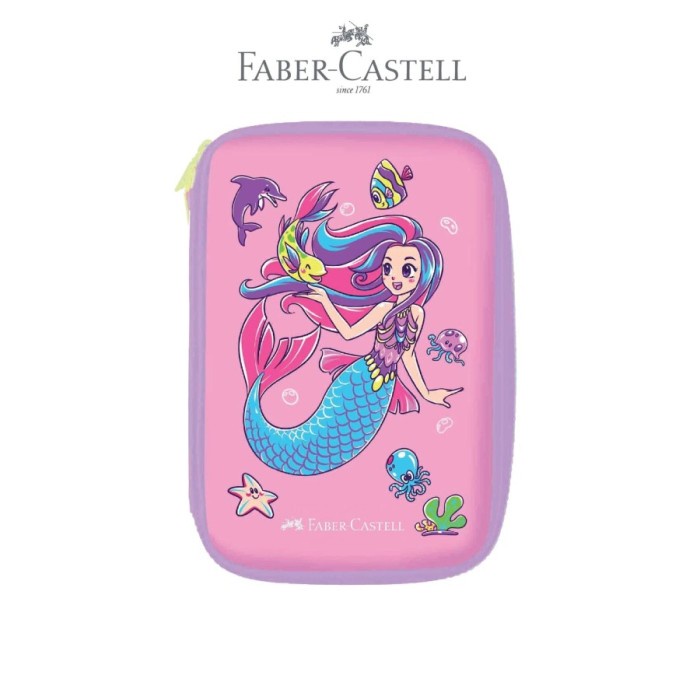 

Trendi Tempat Pensil Faber Castell Motif / Soft Case Faber Castell Bagus