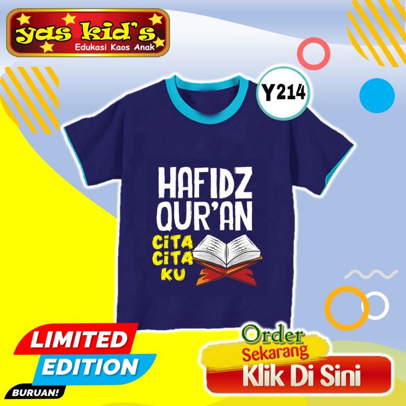 Kaos Dakwah Keren Anak Hafidz Quran Y214