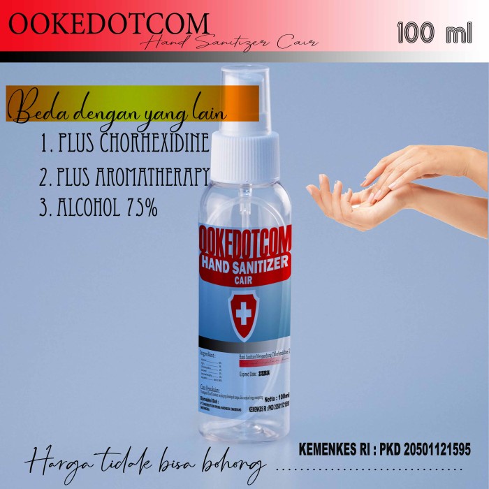 Hand Sanitizer OOKE.COM Aloe Vera segar Cair dan Gel dan pilihan berat Produk OPI varian baru By Oke Sabun1 sudah ada izin edar resmi by Oke sabun suplayer