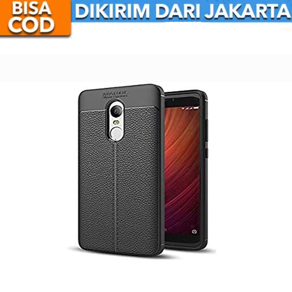 Case Auto Focus Xiaomi Redmi Note 4 / Redmi Note 4X Leather Experience SoftCase Slim Ultimate / Casing Kulit