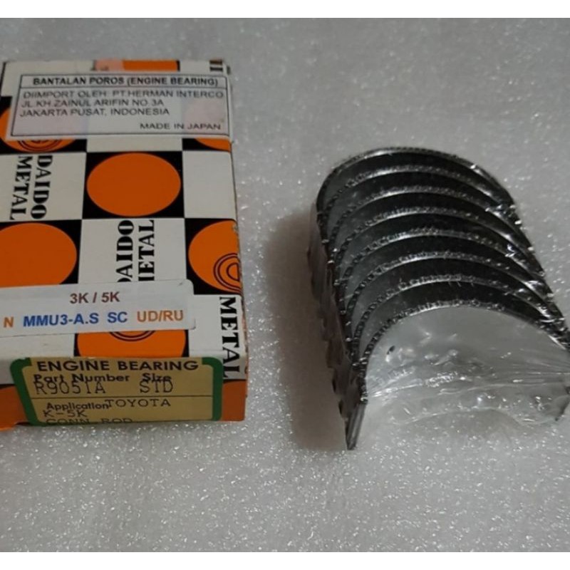 Metal Toyota   3k  4k 5k STD Daido japan