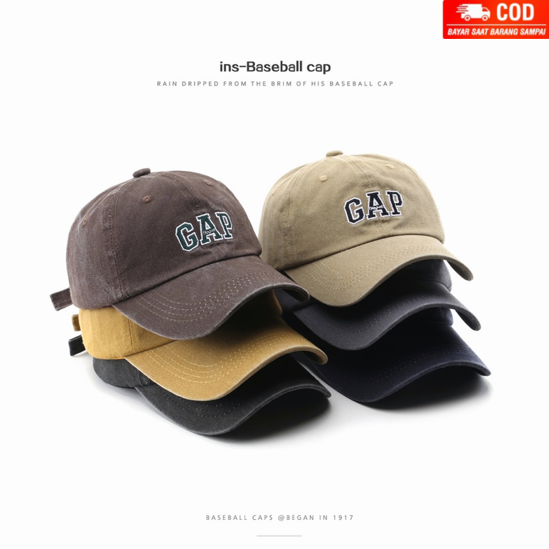 NEXTSTOP-248 Topi Baseball Unisex Bordir Simple