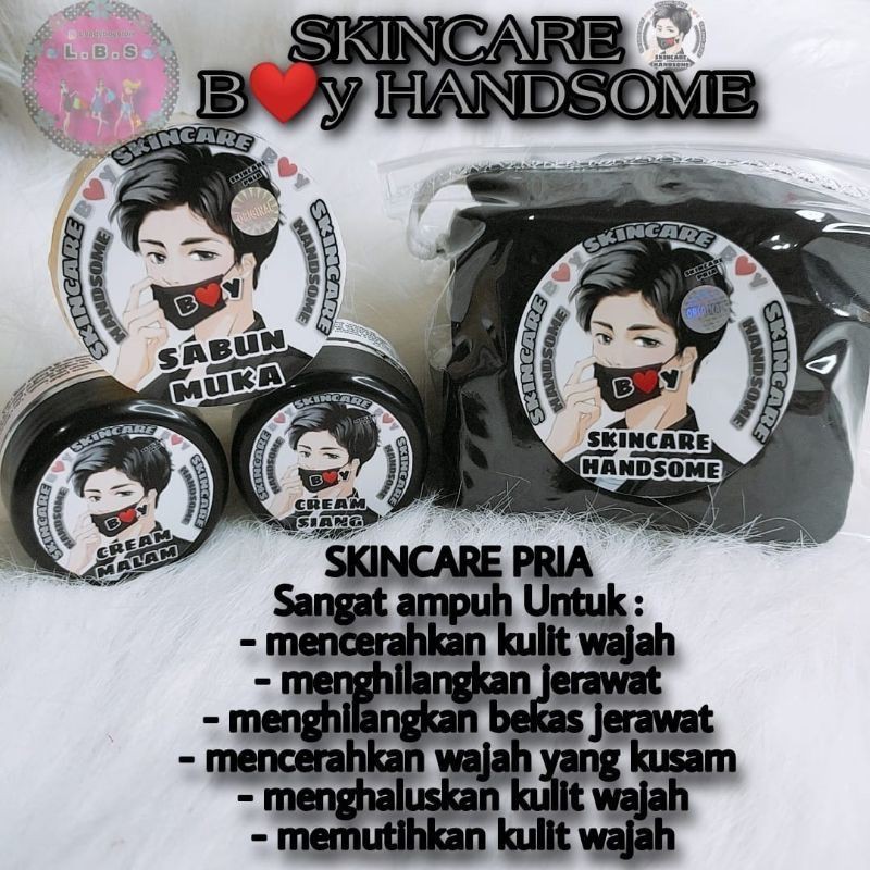 PROMO SKINCARE BOY HANDSOME SKINCARE PRIA