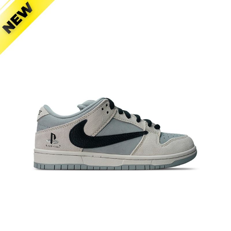 SB DUNK WHITE GREY BLACK