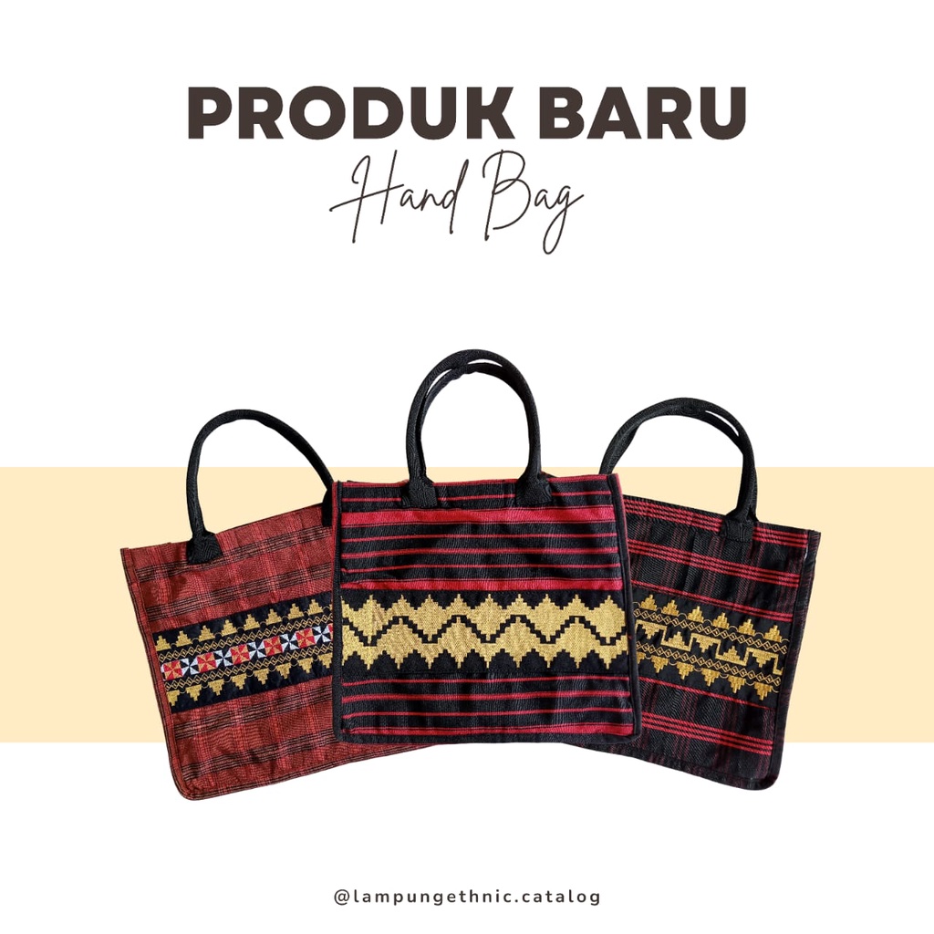 LAMPUNG ETHNICA OFFICIAL - TAPIS LAMPUNG ASLI - TOTE BAG TAPIS LAMPUNG - TAPIS LAMPUNG - TAS KHAS LA