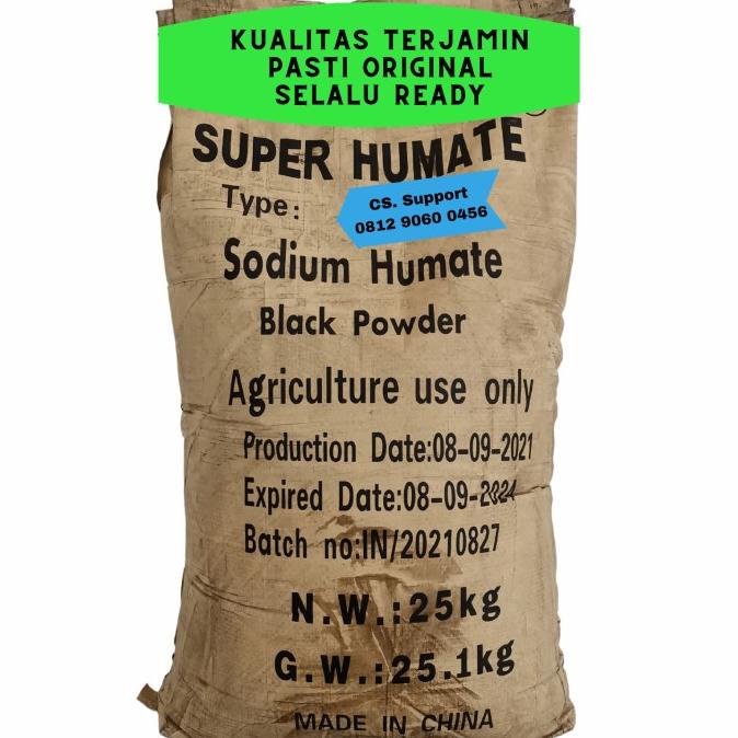 Sodium Humate ( 25 kg ) Pembenah tanah / Asam Humate / Humic Acid