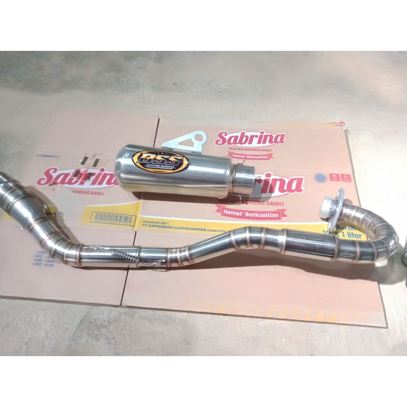 KNALPOT BSS GTX KOLONG ATAS PNP D'TRACKER KLX CRF