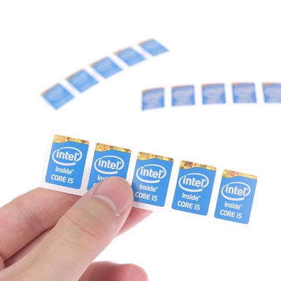 STIKER STICKER LOGO INTEL CORE i3 | INTEL CORE i5 | INTEL CORE i7