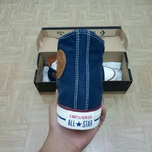 Sepatu Converse CT Classic High Tinggi Premium Import Vietnam Navy Kado Hadiah Pria Wanita Murah