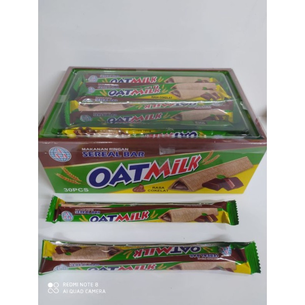 Makanan Cemilan Snack Sereal Bar Oat Milk Coklat Soyjoy Gandum (isi 30 pcs)