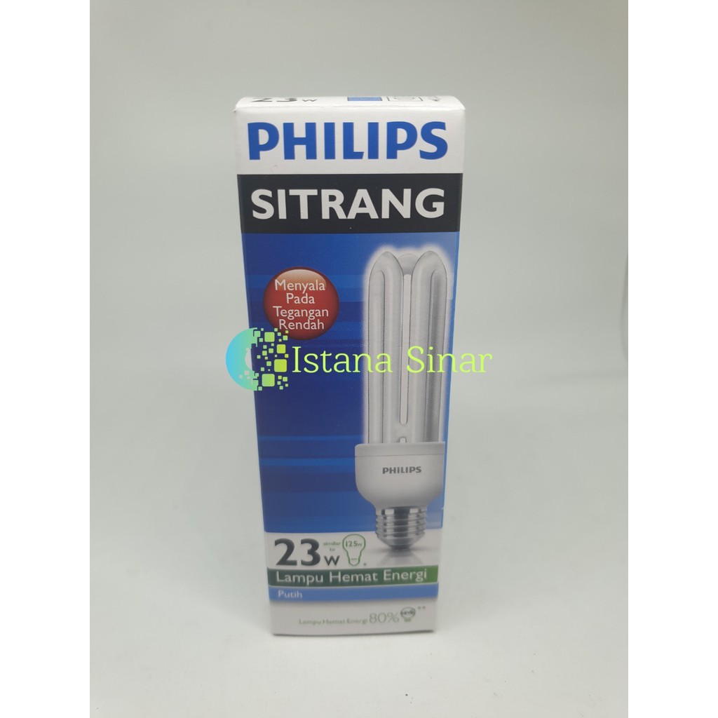 Lampu Philips SITRANG 23W Putih 23 w 23 watt 23watt 23 wt 23wt