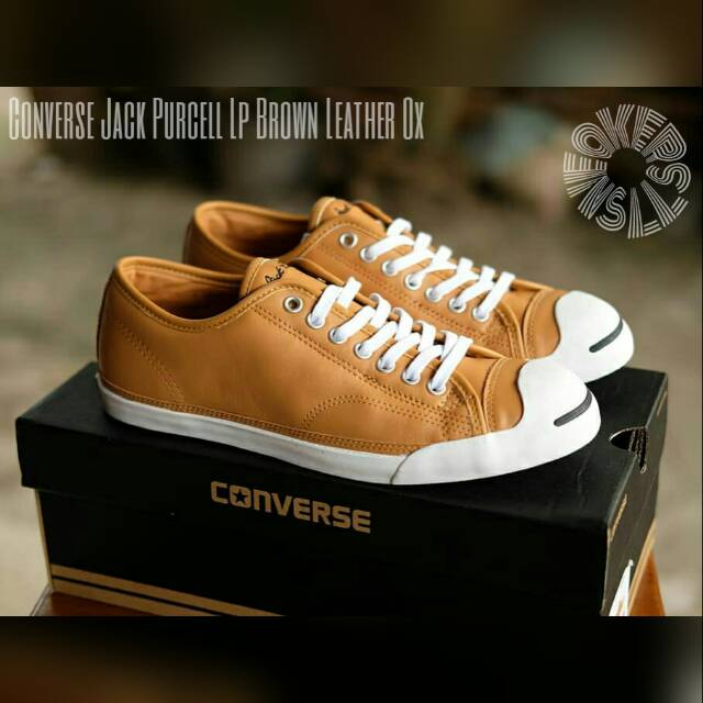 Converse Jack Purcell Lp Brown Leather Ox