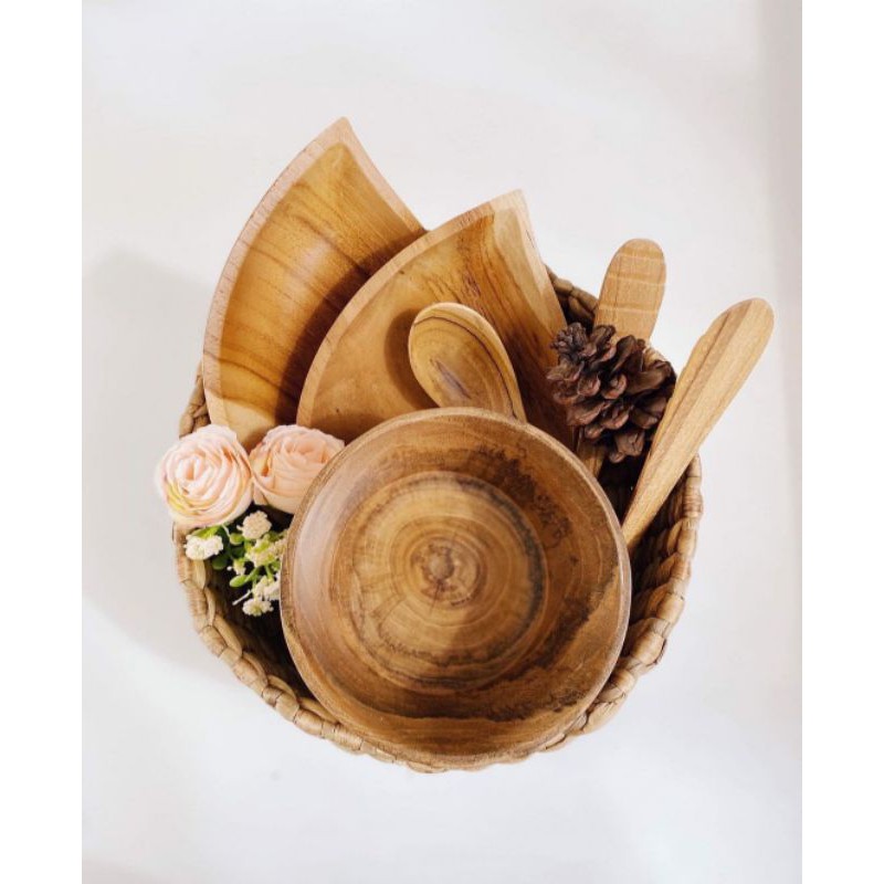 

Hampers | Gift | Kado | Souvenir - Cutleries Kayu Jati Set 4