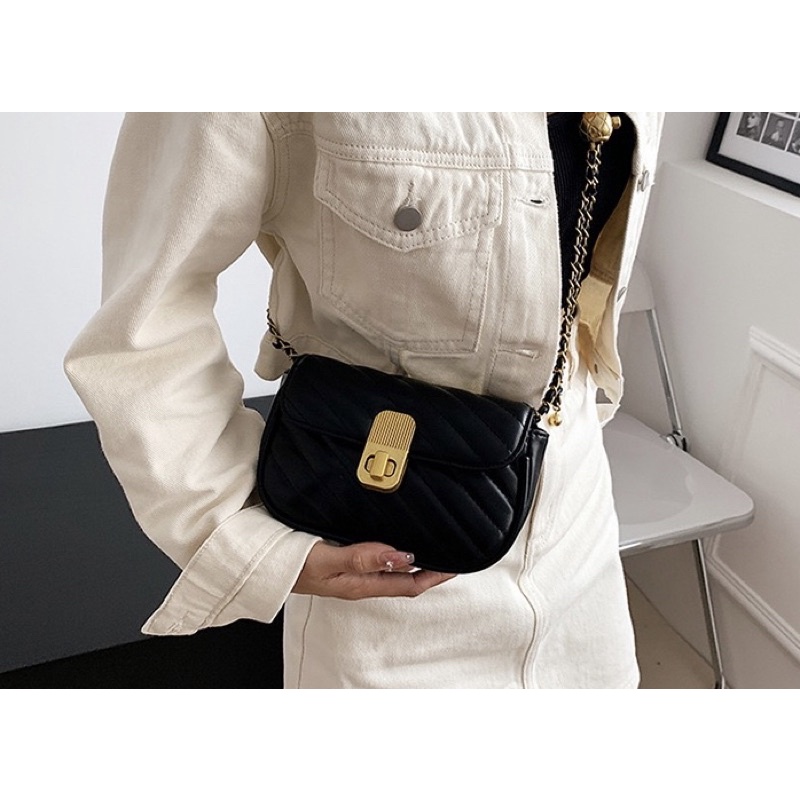 Tas Selempang Kulit Wanita Tas Hp Cewek Slingbag Luxury Mini Bag JS 8002