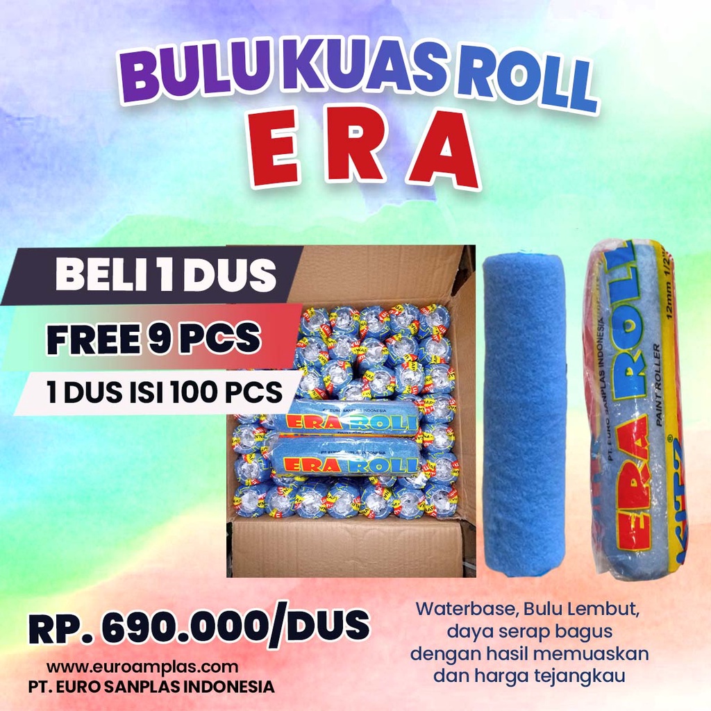 Bulu kuas roll cat ERA ROLL 9 IN Euro Berkualitas