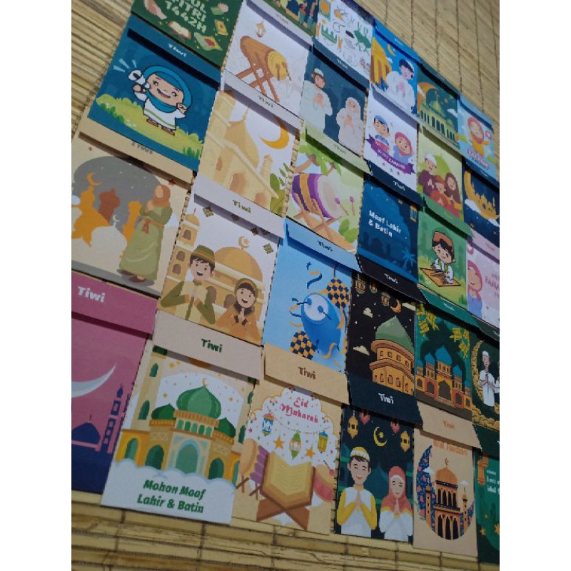 

amplop lebaran custom nama isi 30