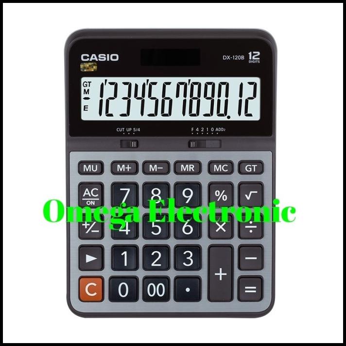 

Casio Dx 120B - Calculator Desktop Kalkulator Kantor Office Dx-120B