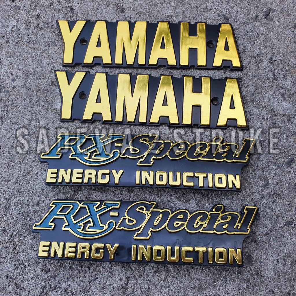 EMBLEM TENGKI RX SPESIAL SET EMBLEM COVER AKI RX SPESIAL HIJAU CKD