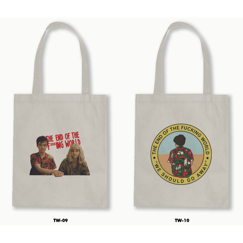 TOTE BAG BLACU - THE END OF THE F***ING WORLD