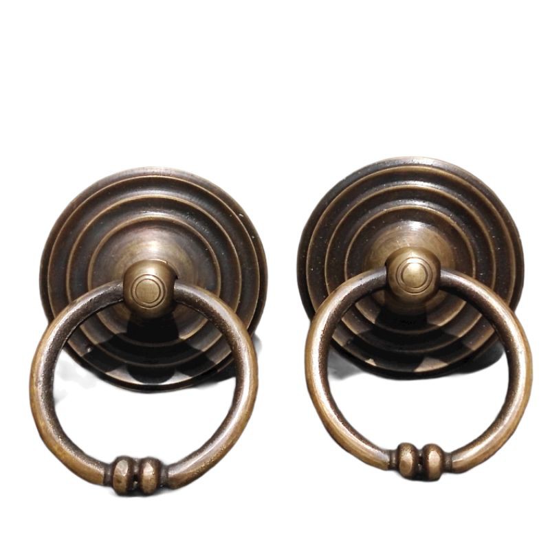 Tarikan Gebyok pintu jendela lemari kayu bahan kuningan