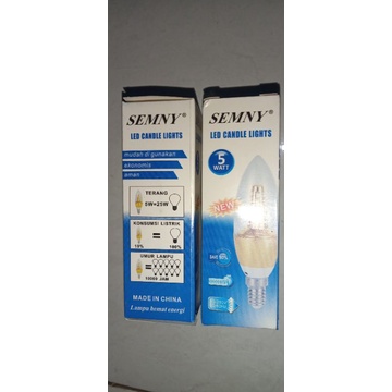 lampu LED semny,lampu semny 5 watt,lampu drat kecil,lampu drat E 14